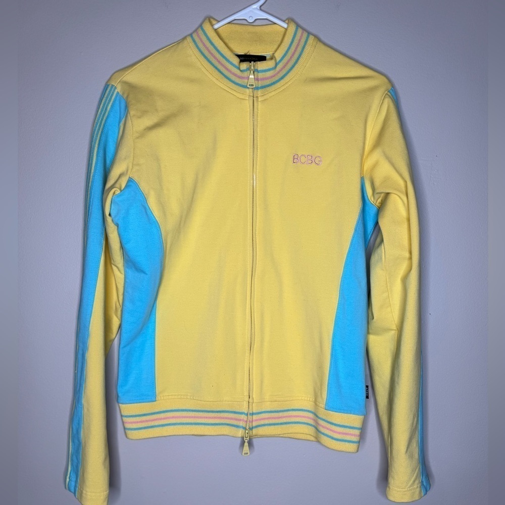BCBG MAXAZRIA Active Jacket Sweatshirt Full Zip Girls size XL